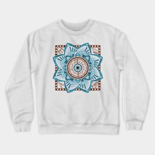 Salsa Mandala Color Version Crewneck Sweatshirt